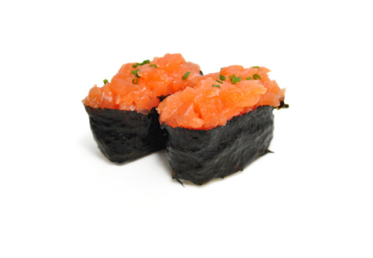 112.Sushi tartare saumon